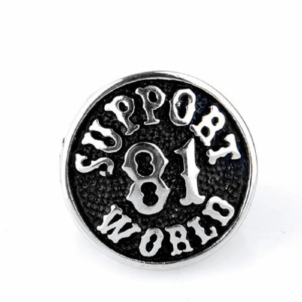 Bague Support 81 world argent