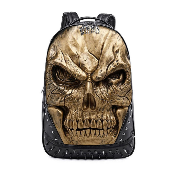 Sac à Dos motif Tête de Mort 3D