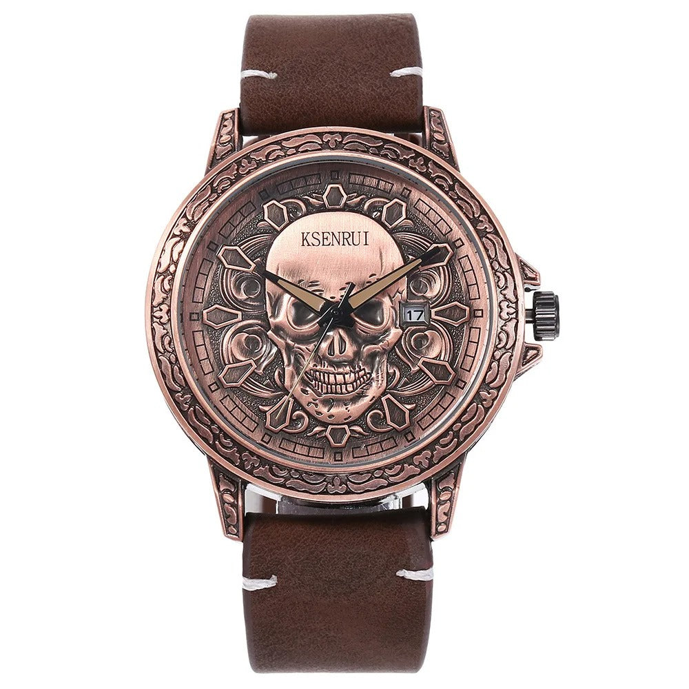 Montre Tête de Mort Vintage