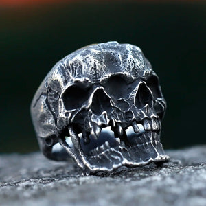 Bague Tête de Mort Double Crâne