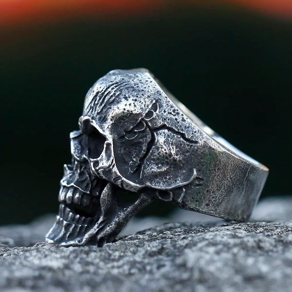 Bague Tête de Mort Double Crâne