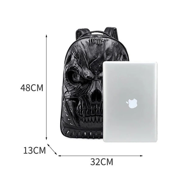Sac à Dos Tête de Mort 3D