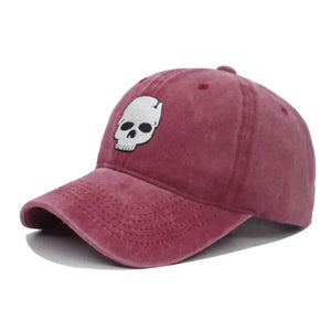 Casquette tête de mort femme 