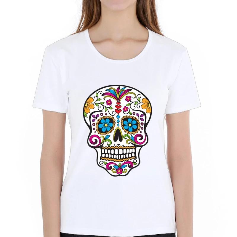 T-Shirt Tête de Mort Mexicaine femme