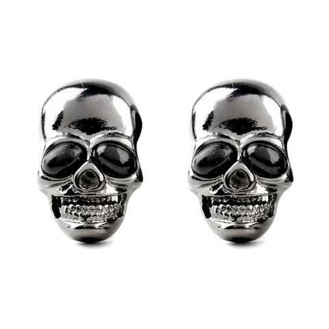 Boucles D'oreilles Tête De Mort Punk Gothique - Accessoire Halloween, Fête, Cosplay - Pour Femmes - Cadeau Anniversaire, Noël - Style Rock