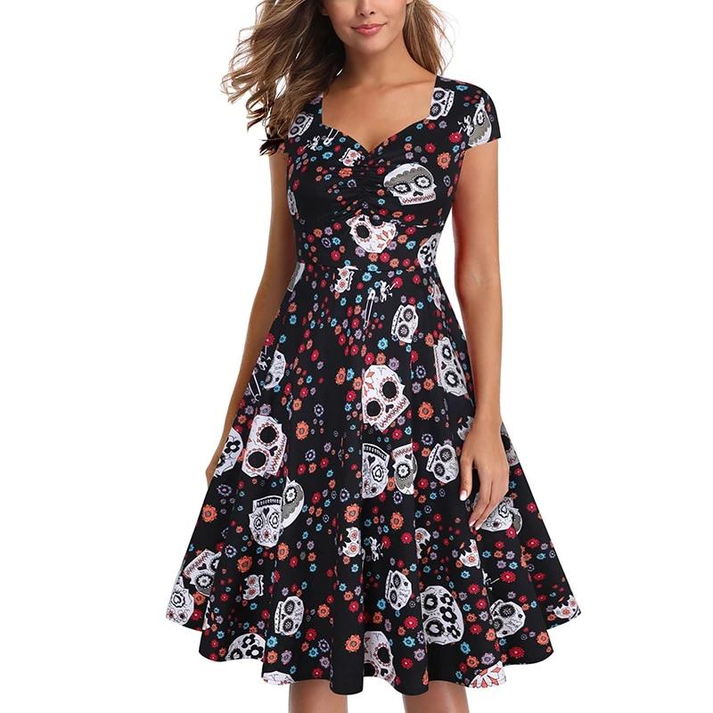 Robe boheme tete de mort on sale