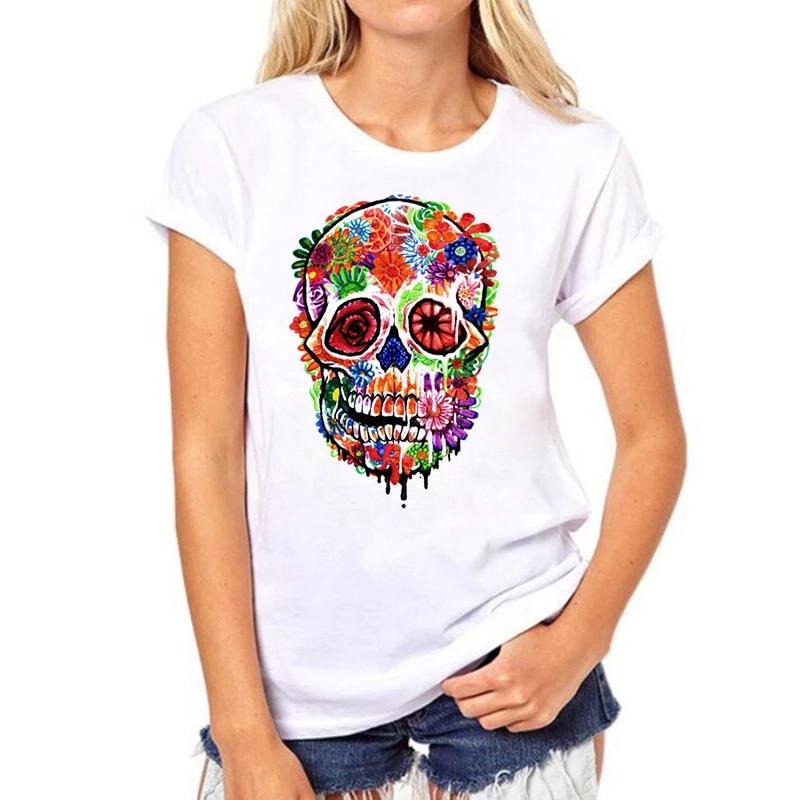 T-Shirt Skull Mexican Femme