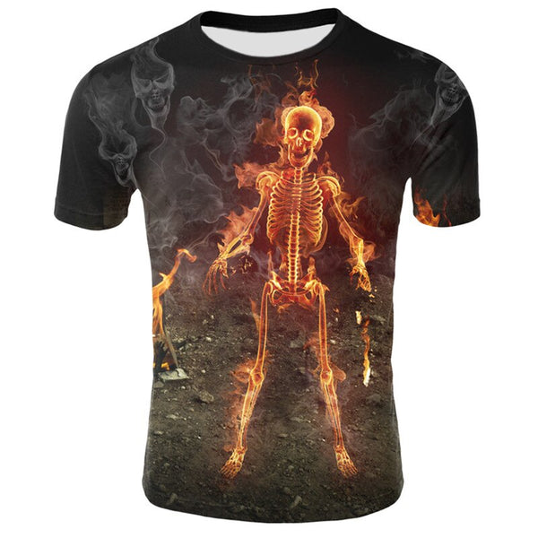 T-Shirt avec Squelette