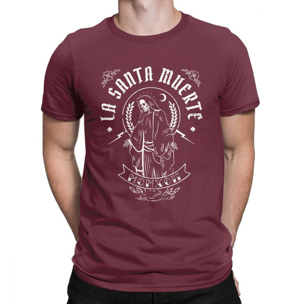 T-Shirt Santa Muerte Marron