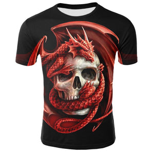 T-Shirt Dragon Rouge