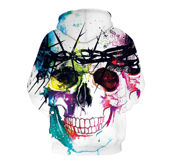 Sweat Tête de Mort  Crâne Multicolore