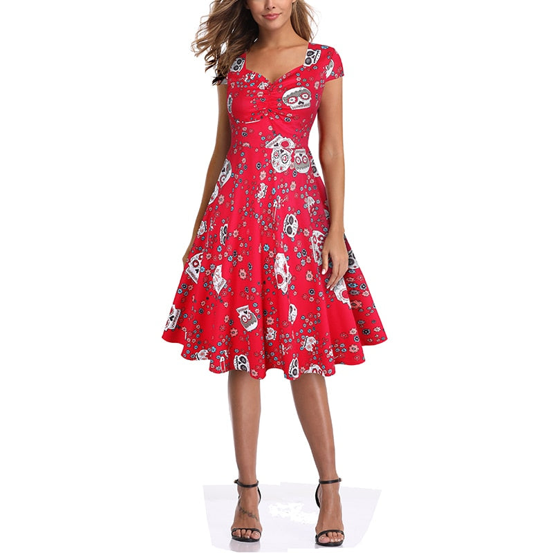 Robe Tete de Mort Femme Univers Skull