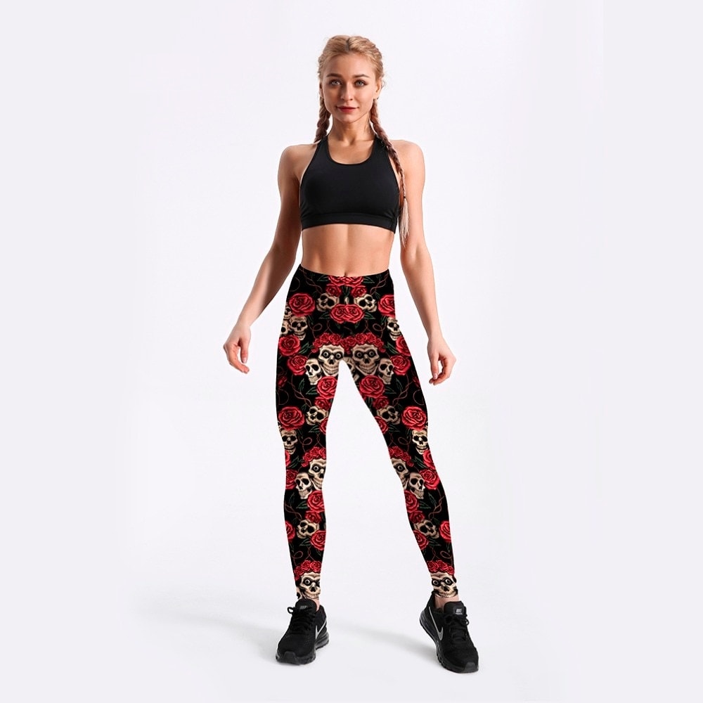 Legging crossfit tete de mort hotsell