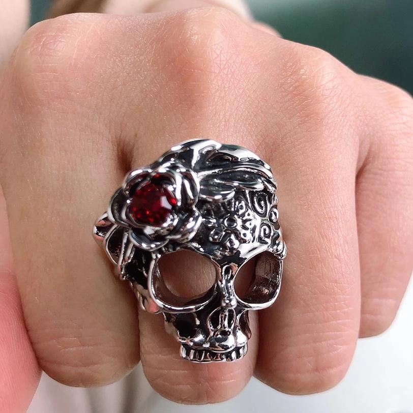 Bague Tête de Mort Mexicaine Femme Univers Skull