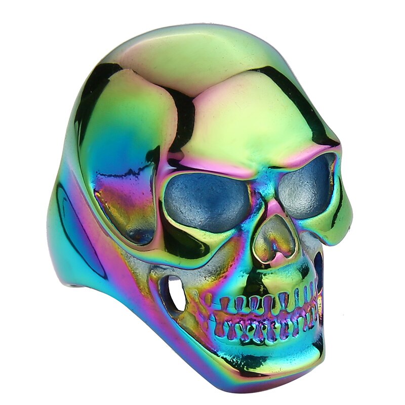 Bague Crâne multicolore