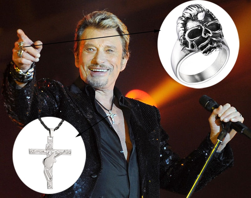 Bague Tête de Mort Johnny Hallyday (Édition limitée)