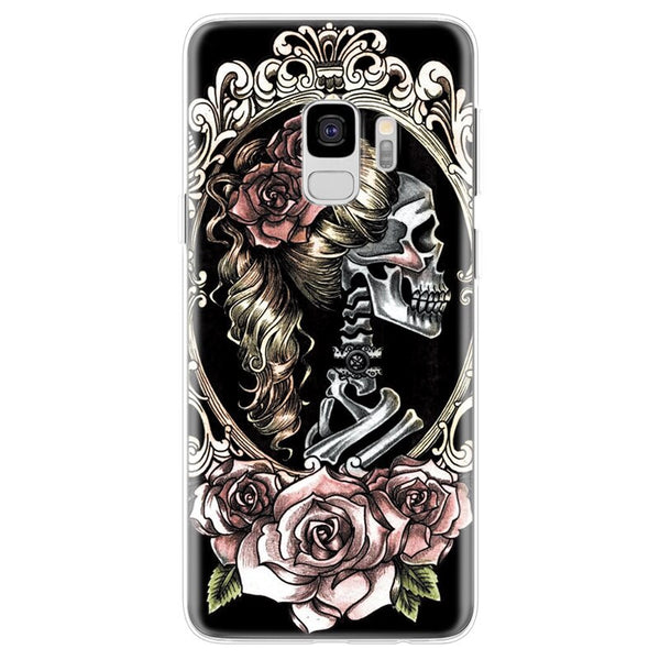 Coque Arrière Samsung Galaxy A17 5G - Design Tête De Mort Mexicaine Noir Et Coloré - TPU