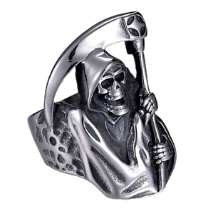 Bague Tête de Mort Grande Faucheuse