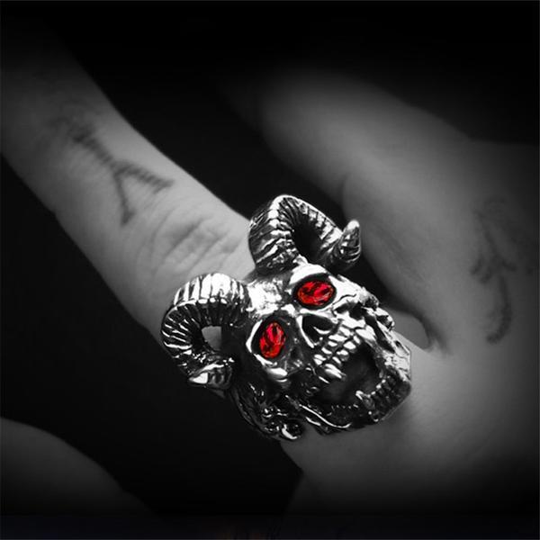 Bague Baphomet homme