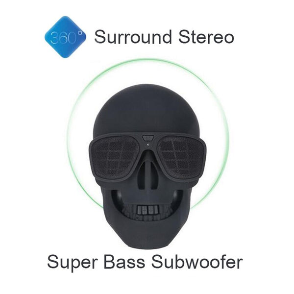 Enceinte portable Tête de Mort Bluetooth - Univers-Skull