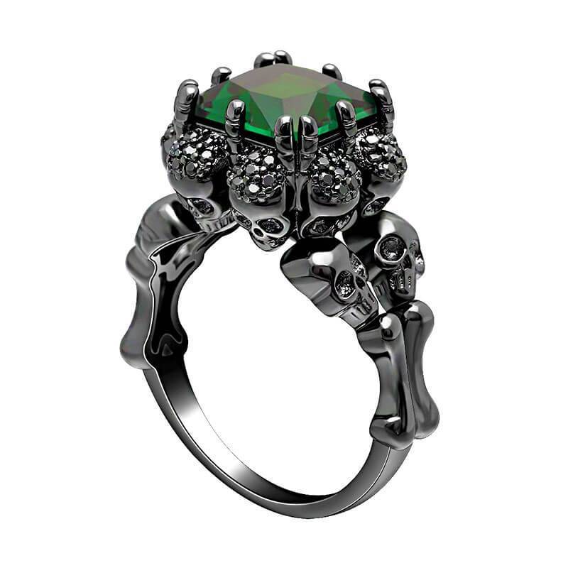 Bague fiancaille gothique best sale