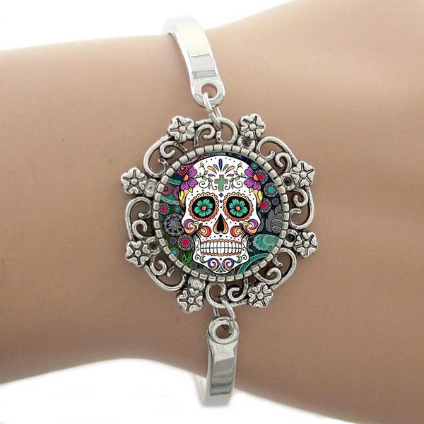 Bracelet Tête de Mort Mexicain