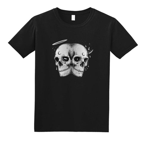 T-Shirt Tête de Mort noir