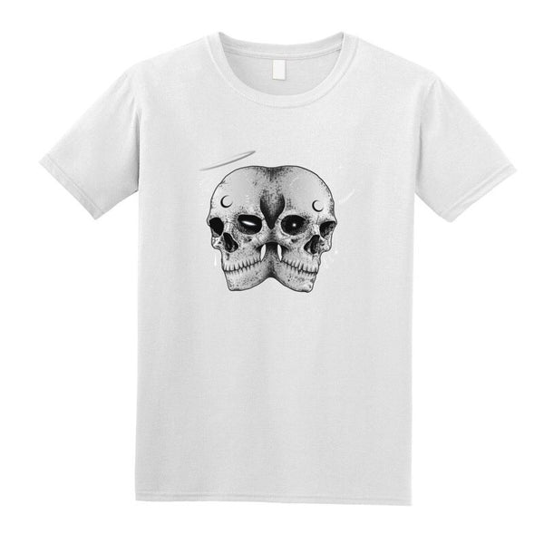 T-Shirt Tête de Mort blanc