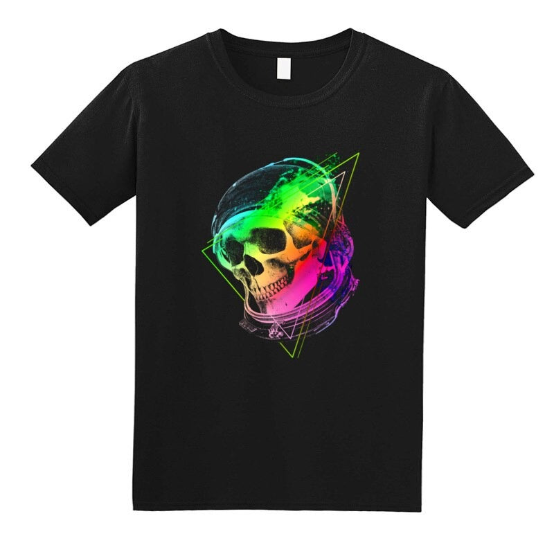 T-Shirt Tête de Mort coloré