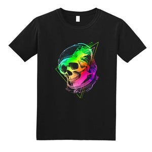 T-Shirt Tête de Mort coloré